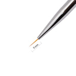 Nail art tool 2in1 brush + dotting pen, size 0 (11 mm)