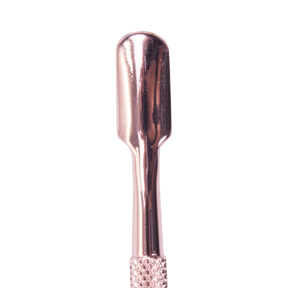 Nail pusher for manicure & pedicure silver, black or rose gold