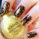 KONAD stamping nail art stamper + 5 sponges, SET