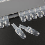 Nail demo removeable tips CLEAR, 100 pieces