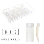 Nail TIPS Clear for nail extension manicure FULL COVER, 100 pieces