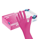Unigloves nitrile gloves 100 pieces XS, S or M, MAGENTA Pearl