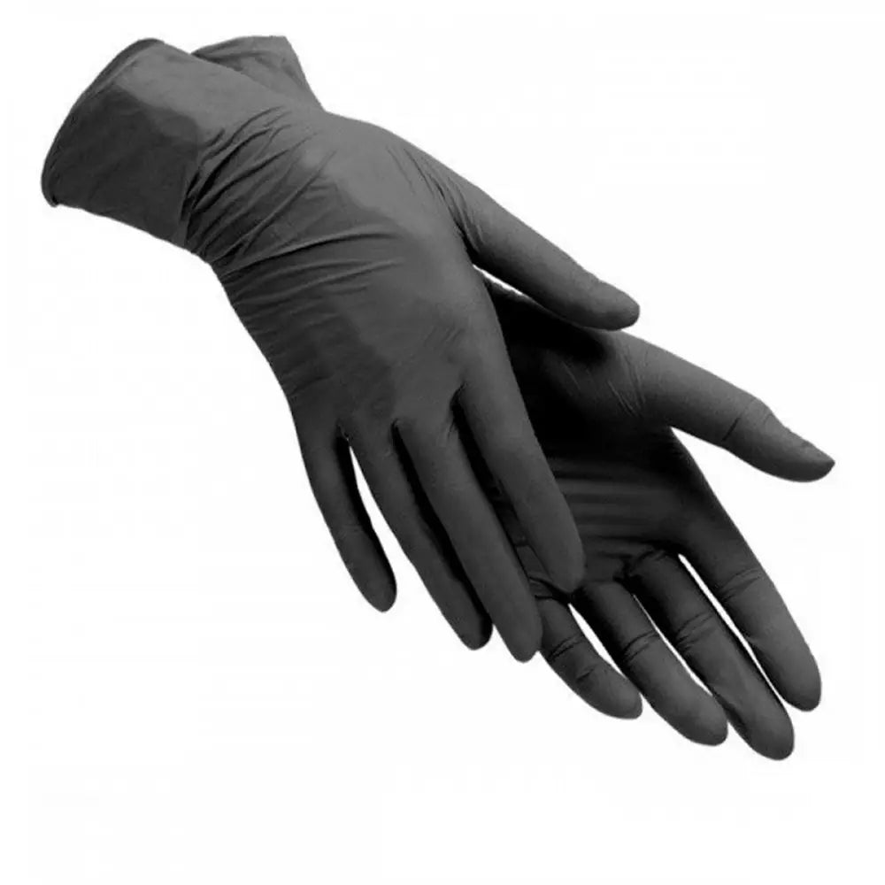 Abena nitrile gloves 100 pieces size S, BLACK