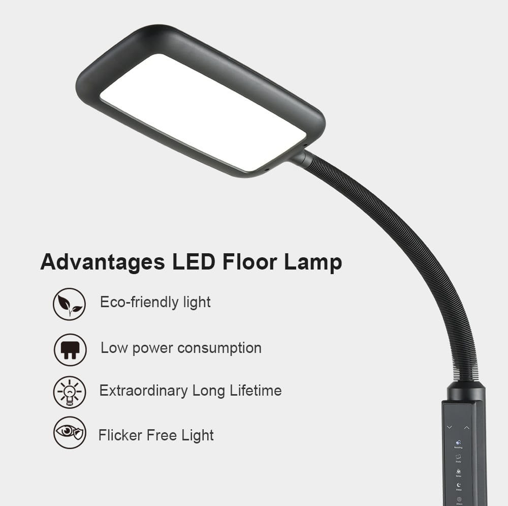 Beauty Salon LUX LED SL003 floor lamp, with USB charger