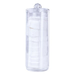 Cosmetic Cotton Swab transparent holder, acrylic