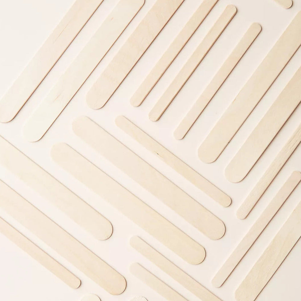 Woden spatulas for body waxing 100 pieces, WIDE