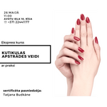Ekspress kurss "Kutikulas apstrādes veidi" ar praksi