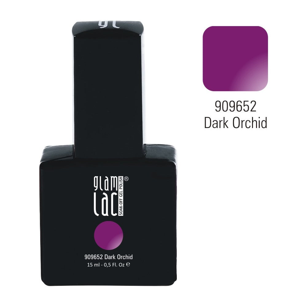 GlamLac UV/LED gel nail polish 15 ml, DARK ORCHID