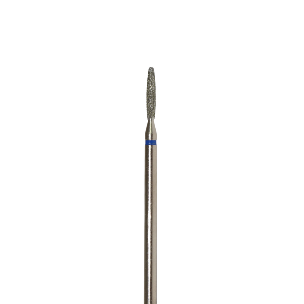 DIAMOND nail bit FLAME semicircular tip (blue) 244