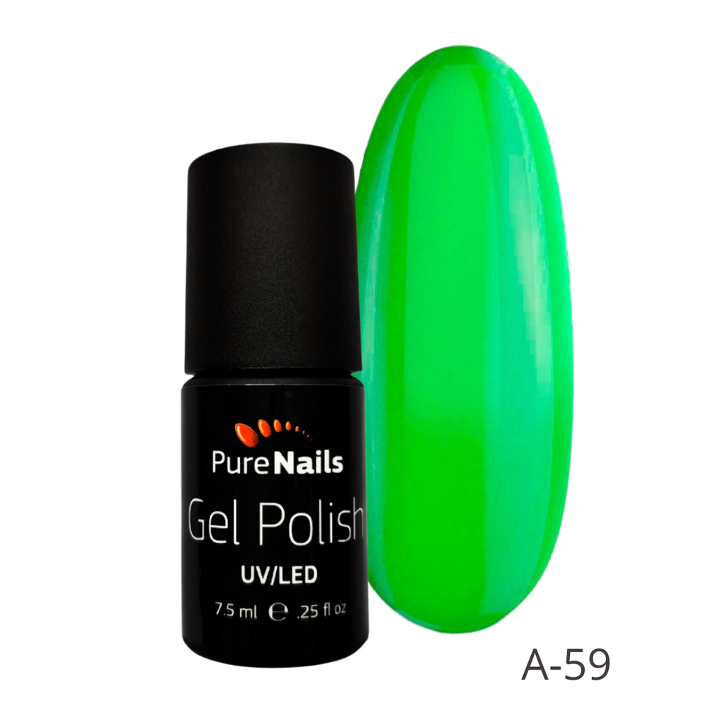 BIS Pure Nails gel polish 7.5 ml, LIME GREEN A59