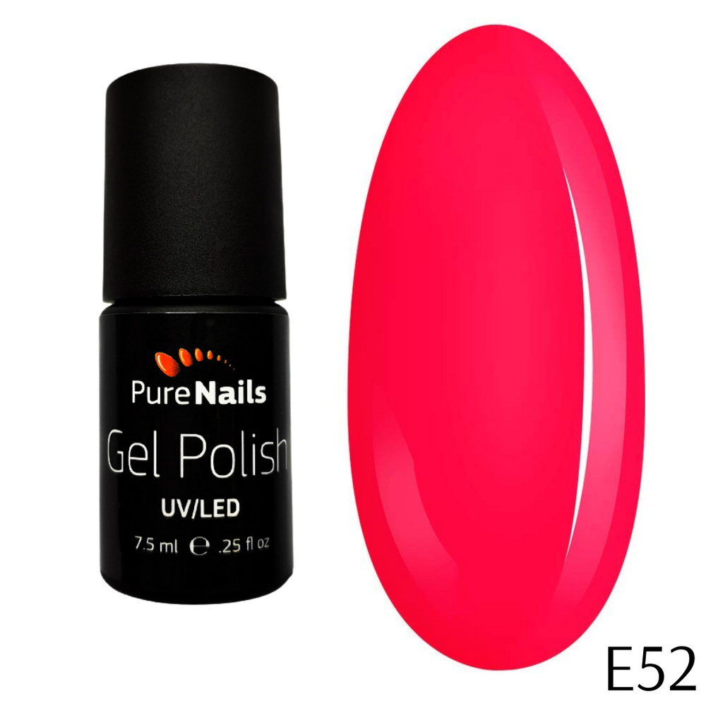 BIS Pure Nails gel polish 7.5 ml, BRIGHT RASPBERRY E52