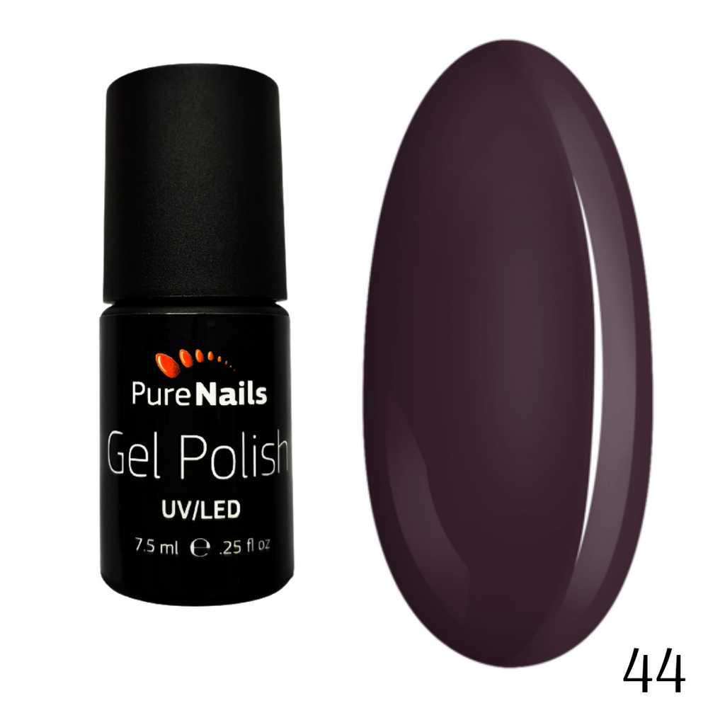 BIS Pure Nails ONE STEP gel polish 7.5 ml, DARK PLUM 44