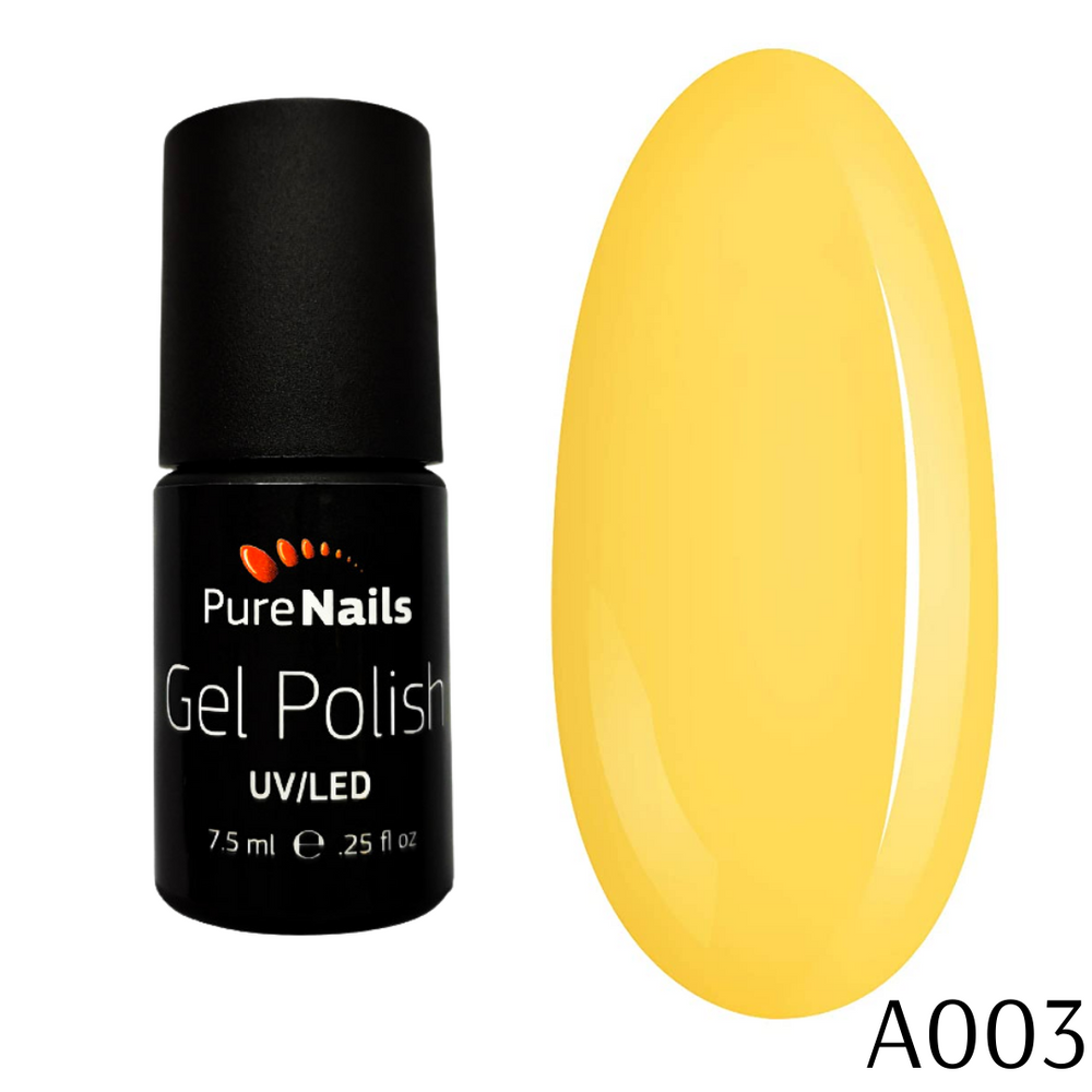 BIS Pure Nails UV/LED gel nail polish 7.5 ml, HELLO YELLOW 3