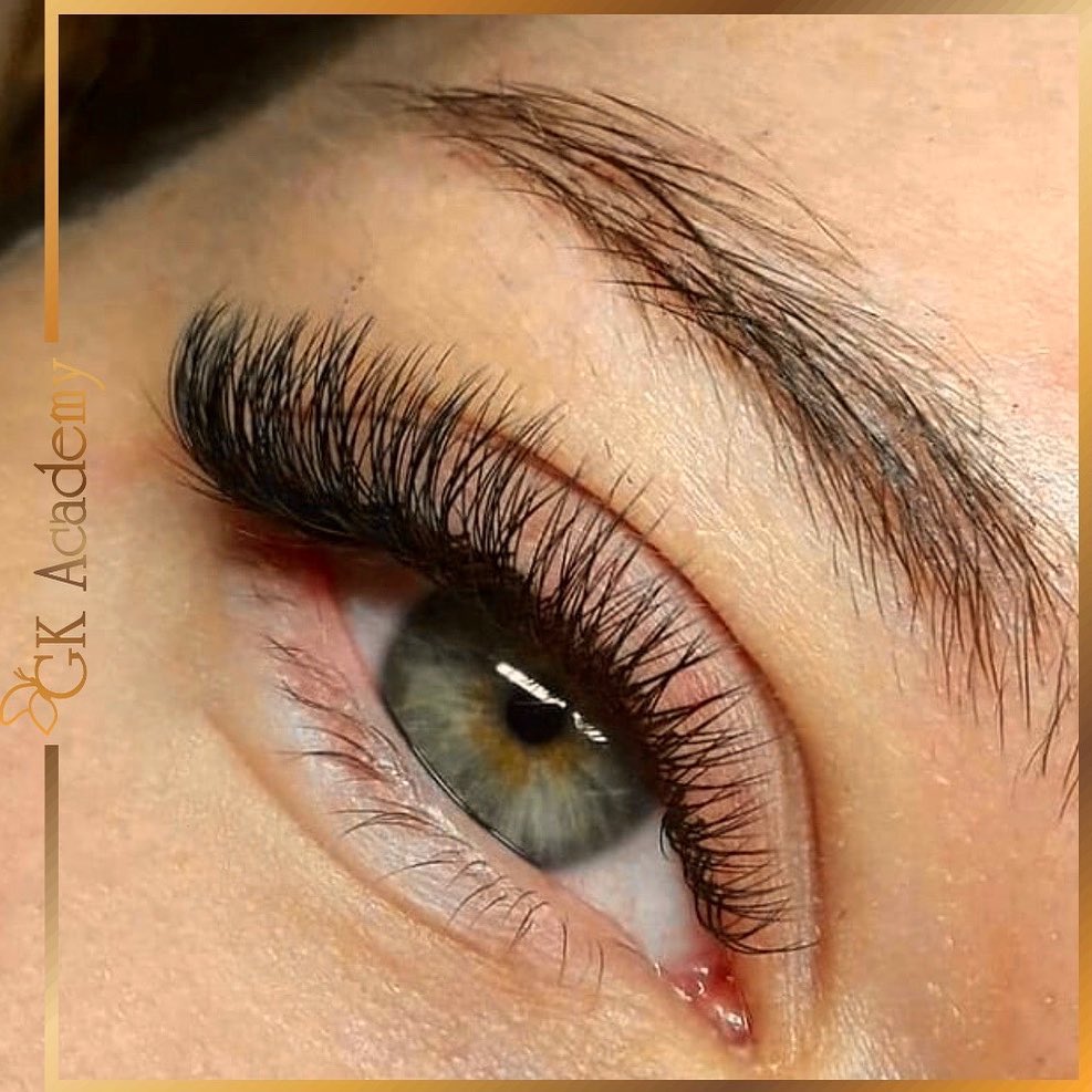 GK Mink lashes for eyelash extensions volume ONE size, 0.07-C