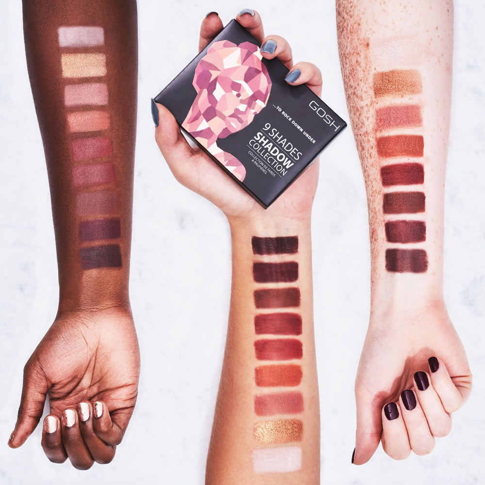 GOSH 9 Shades Palette, different colors