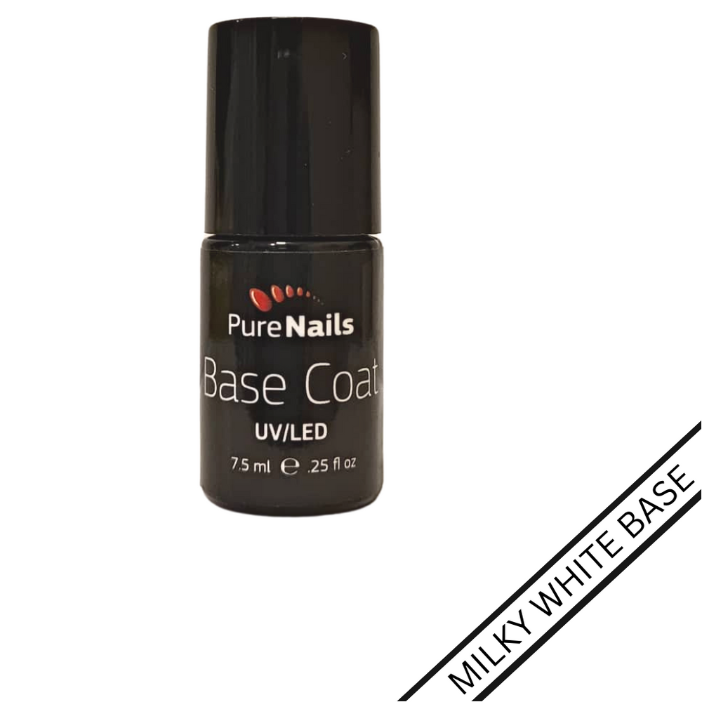 BIS Pure Nails Milky White Base 7.5 ml | HEMA & TPO Free UV/LED