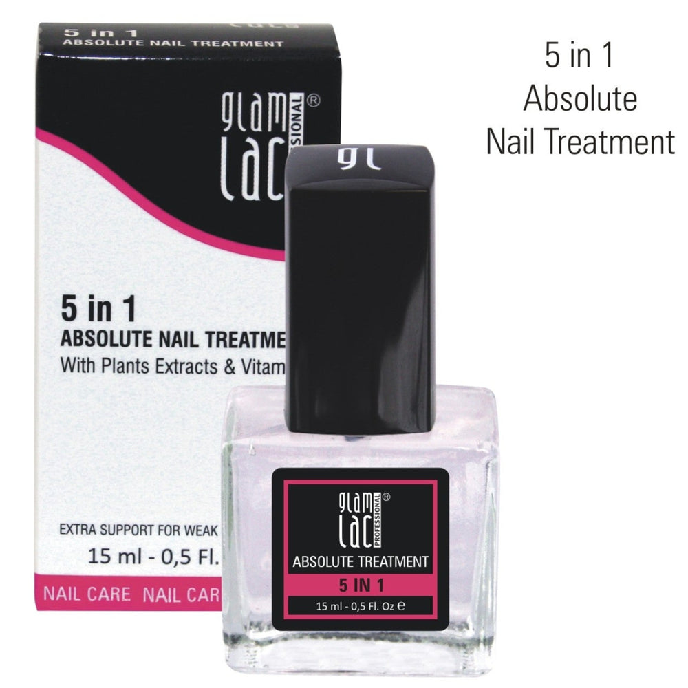GlamLac 5in1 Absolute nail treatment, 15ml