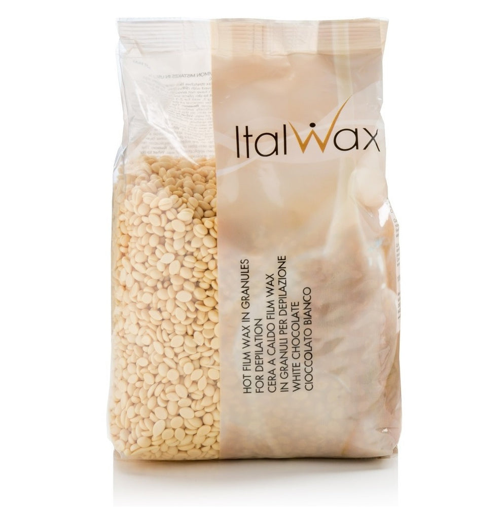 ItalWax hot film WAX in granules for depilation WHITE CHOCOLATE, 100/500g