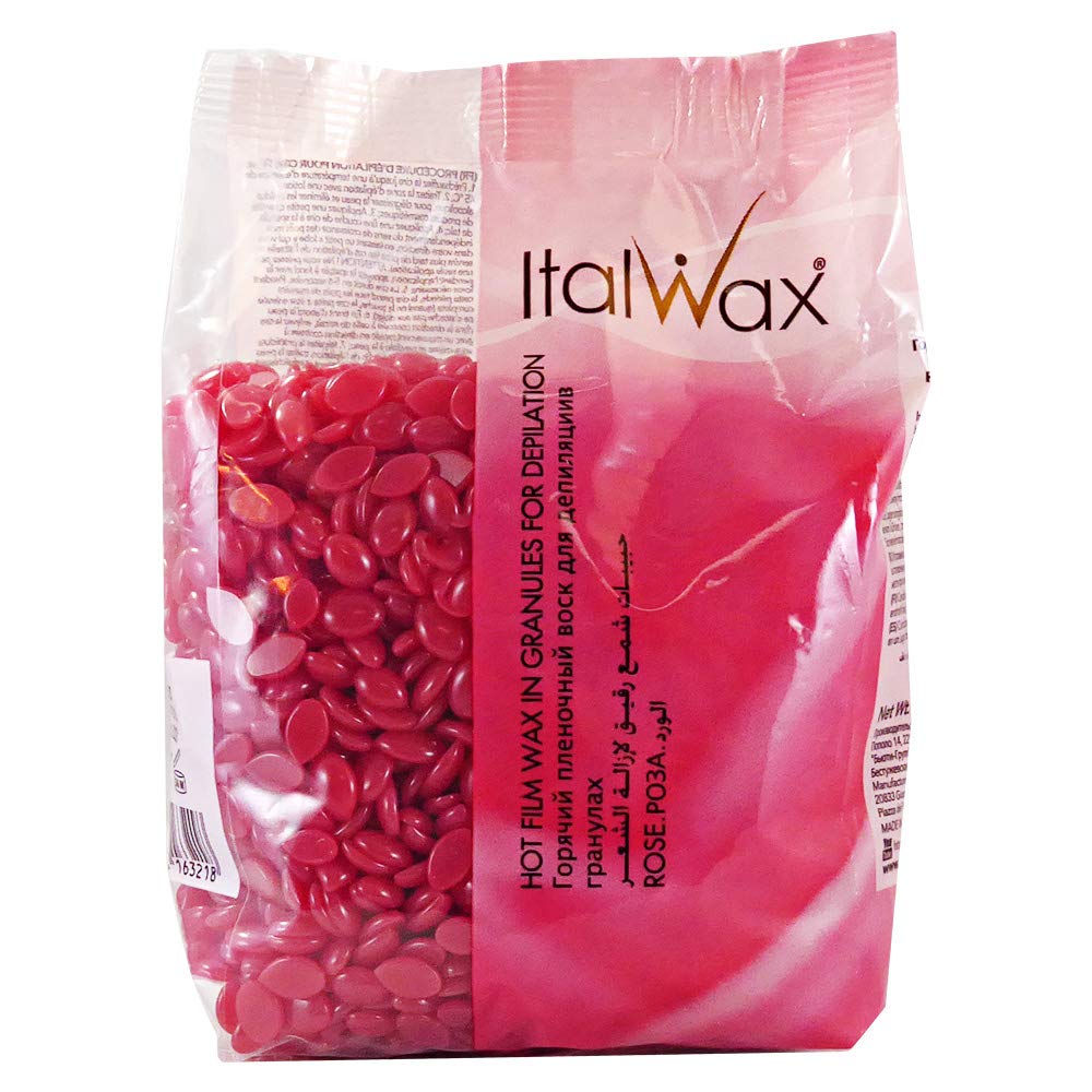 ItalWax hot film WAX in granules for depilation ROSE, 100/500g