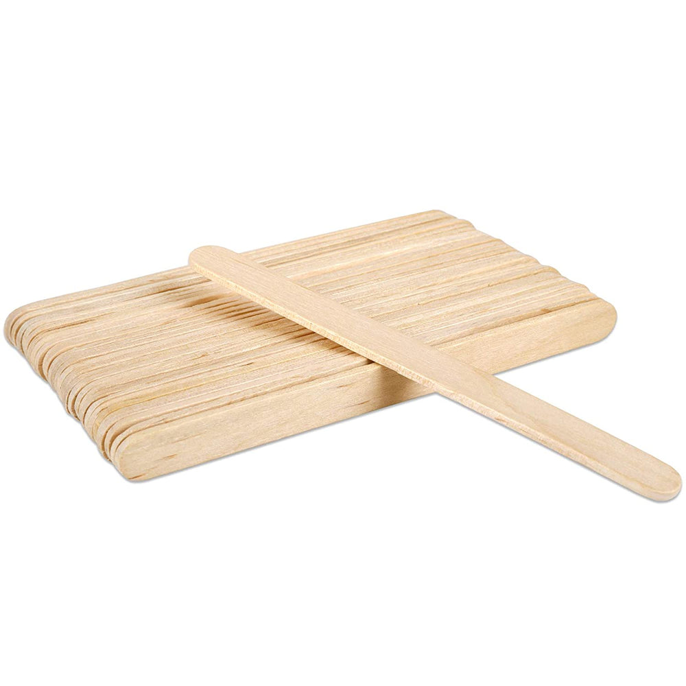 Woden spatulas for body waxing 100 pieces, WIDE