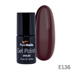 BIS Pure Nails gel polish 7.5 ml, BURGUNDY E136