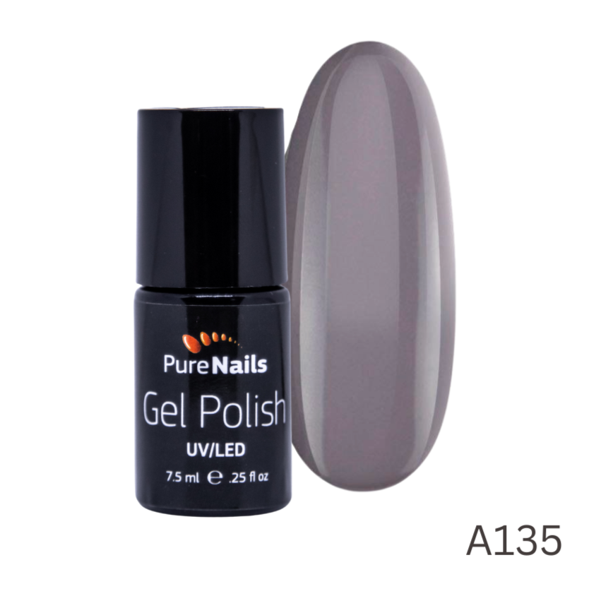 BIS Pure Nails gel polish 7.5 ml, COOL GREY A135