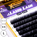 Xclusive Lashes Mink Laser ONE SIZE, L shape, 0.15 thickness
