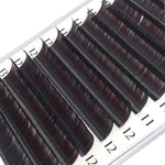 Muse Illusion Color lashes for eyelash extensions MIX-0.07-C, MOCHA