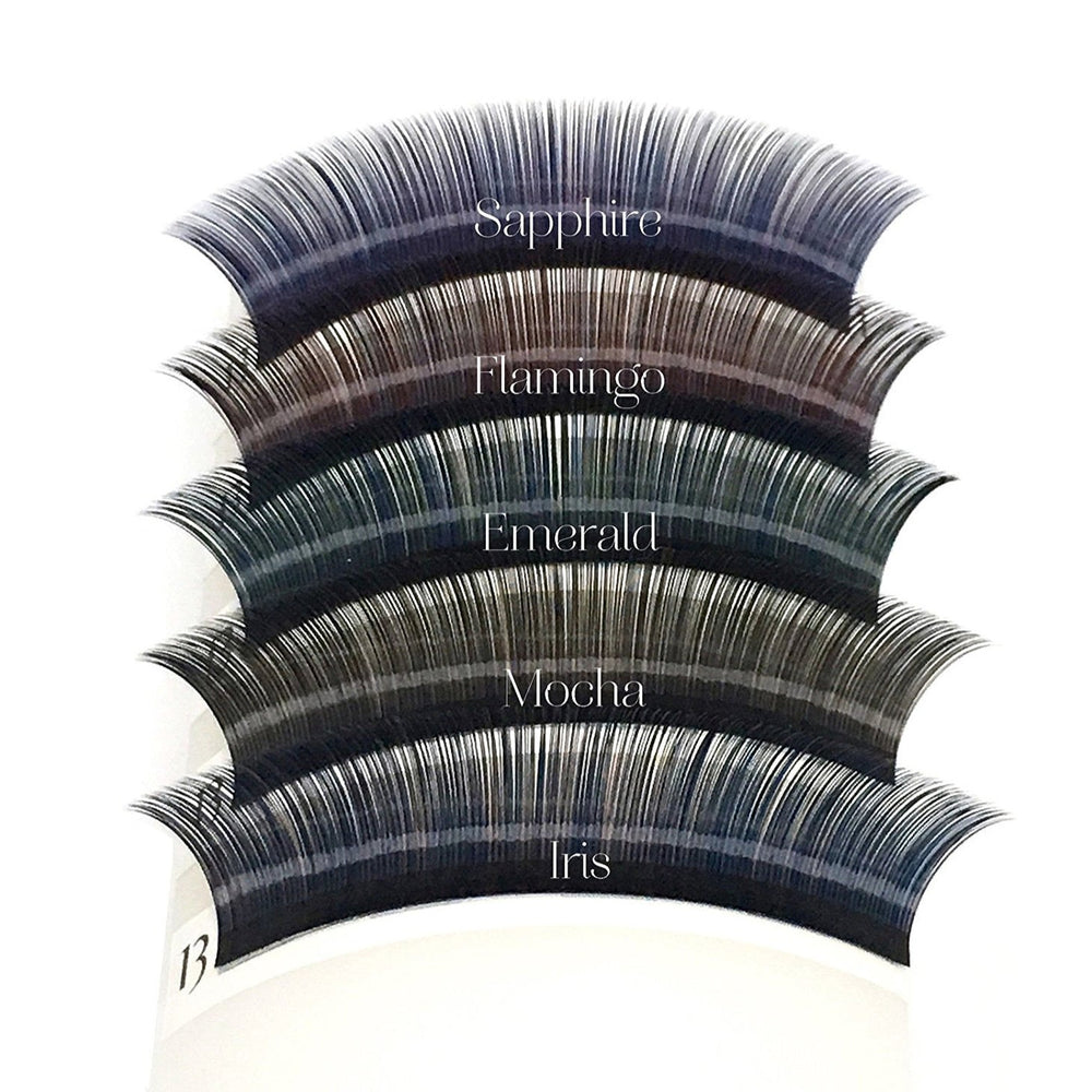 Muse Illusion Color lashes for eyelash extensions MIX-C-0.07, IRIS
