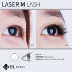 BL Laser lashes for eyelash extensions MIX 0.10, M shape 11-14 mm