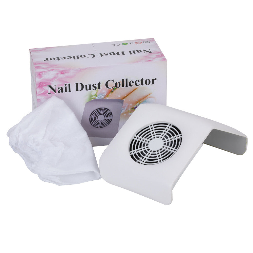 Nail Dust Collector 858-2 SOFT WHITE 40W + 1 dust bag FREE