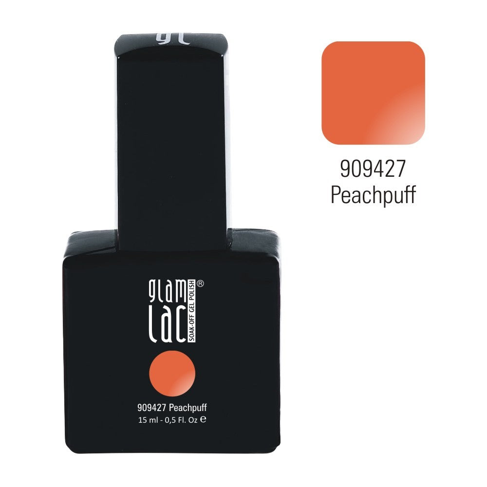 GlamLac UV/LED gel nail polish 15 ml, PEACHPUFF