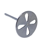 Pododisc pedicure base, stainless steel