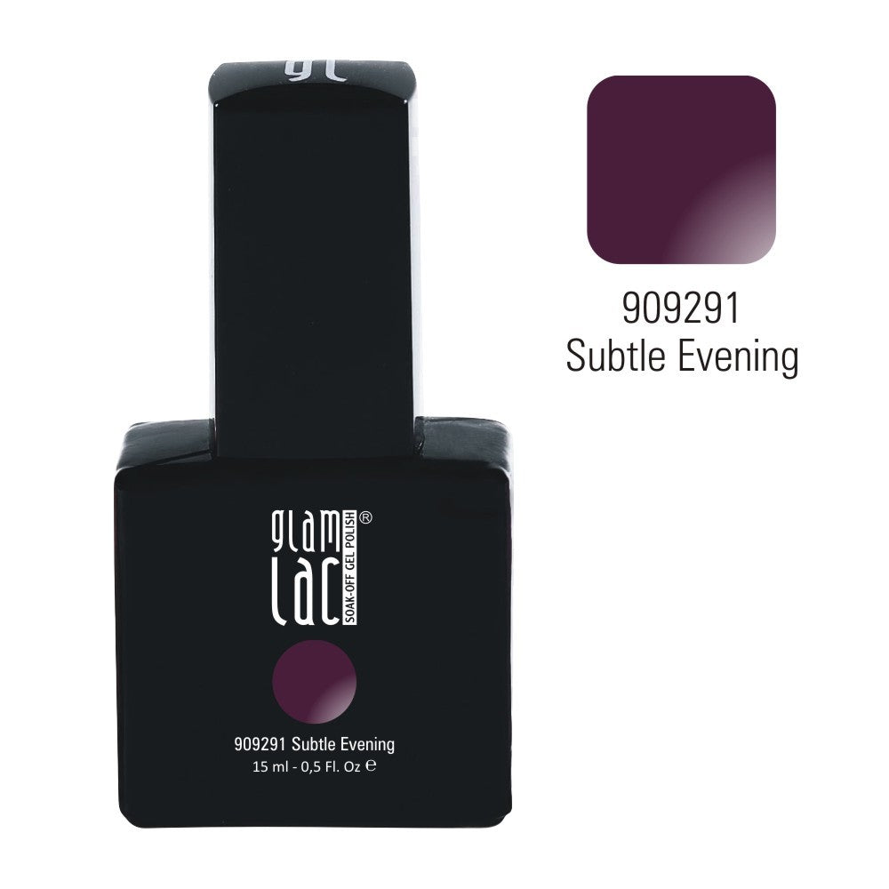 GlamLac UV/LED gel nail polish 15 ml, SUBTLE EVENING