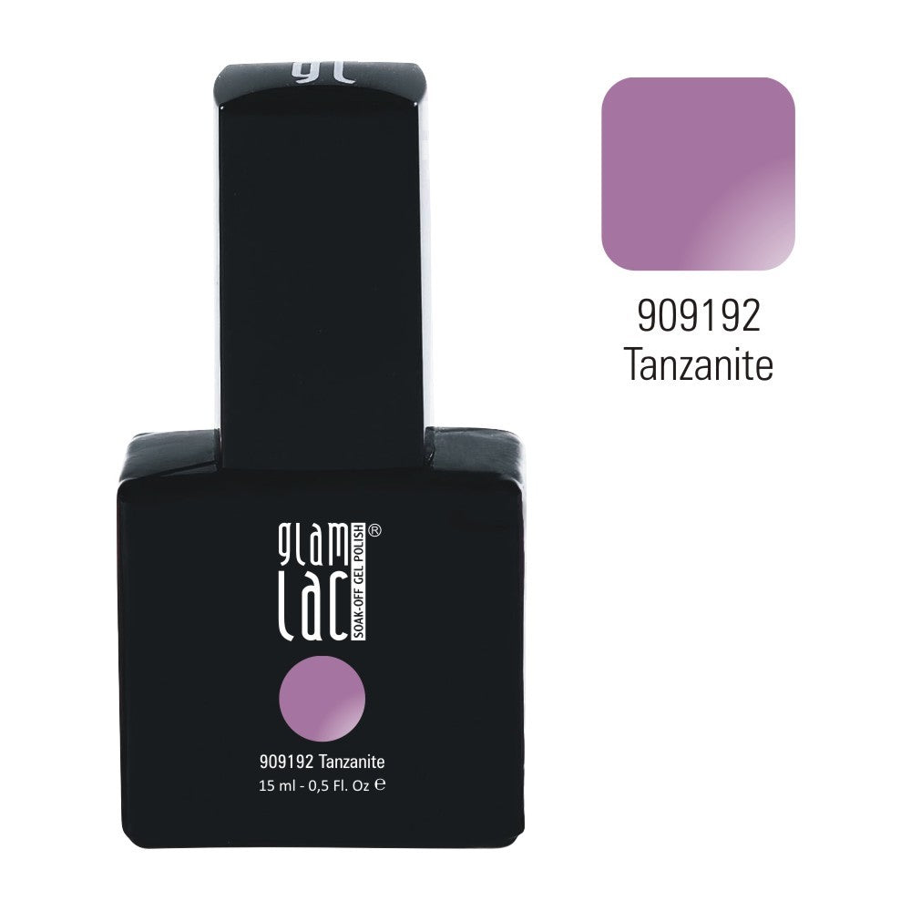 GlamLac UV/LED gel nail polish 15 ml, TANZANITE