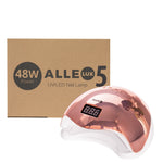 Dual UV/LED nail lamp Allelux 5, Gold, 48W