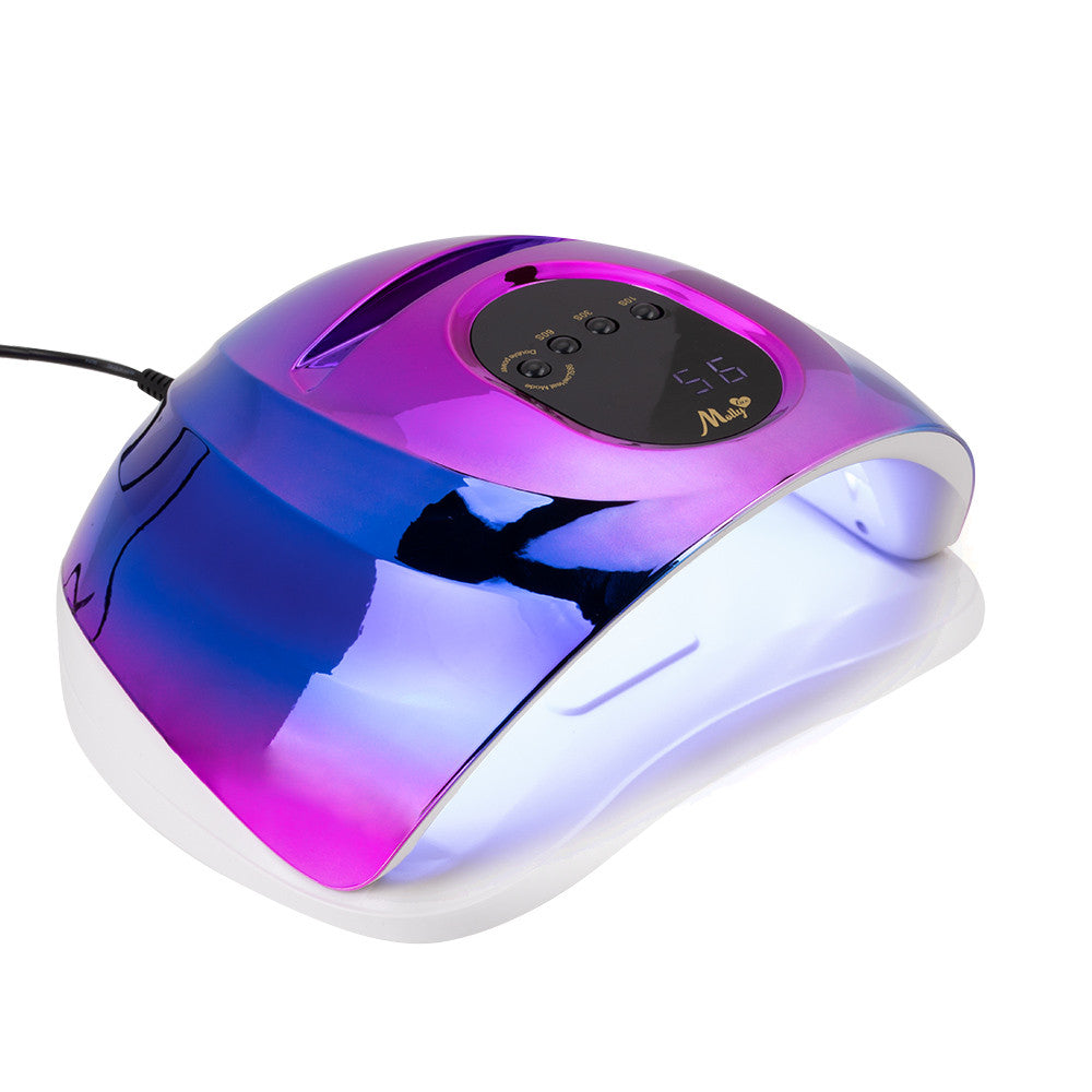 UV/LED nail lamp MollyLux Z9 violet ombre, 150W