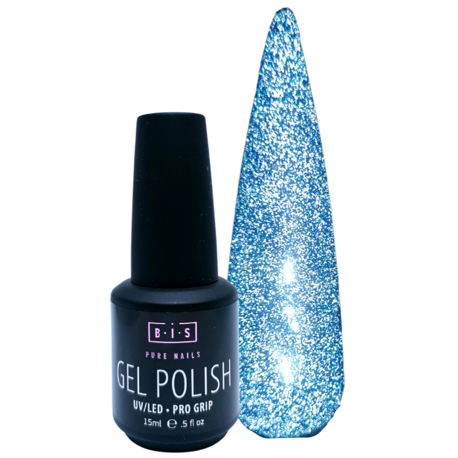 BIS Pure Nails FLASHING LIGHTS gel polish 15 ml, Amethyst 104