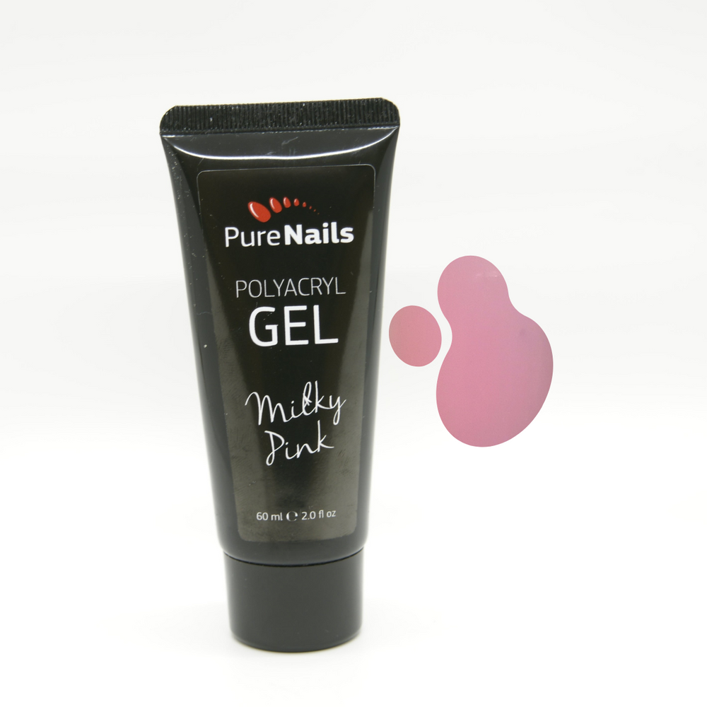 BIS Pure Nails polygel for nail extension MILKY PINK, tube 30 ml