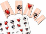 Nail art sticker slider water decals, XF1830