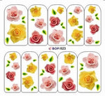 Nail art sticker slider water decals, BOP023