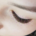 Vivienne chocolate BROWN lashes for eyelash extension and design