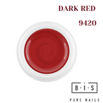 UV/LED Color gel for nail modeling & extensions DARK RED 9420, NON STICKY!