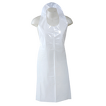 Disposable PE aprons 80 x 125 cm WHITE, 7 pieces