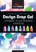 BIS Pure Nails Aquarelle Watercolor Design Drop Gel, PINK