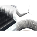 GlamLash eyelash extensions L-0.10-MIX, 7-15 mm