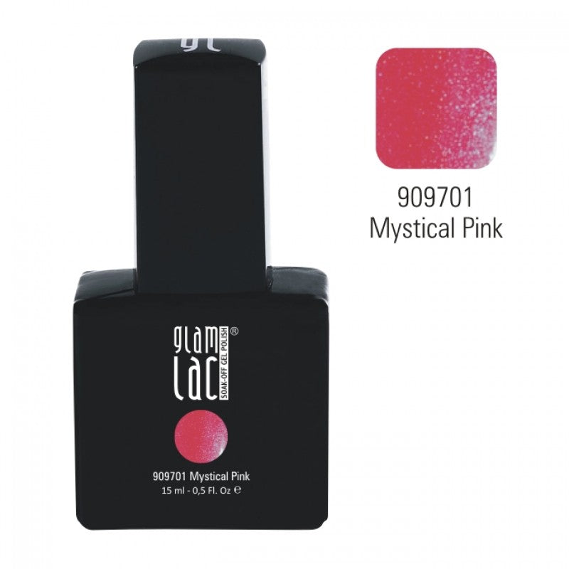 GlamLac UV/LED gel nail polish 15 ml, MYSTICAL PINK