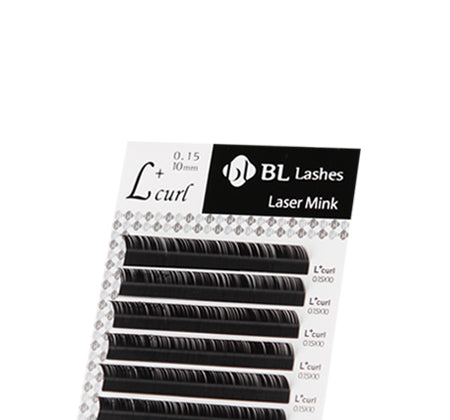 BL Laser lashes for eyelash extensions MIX 0.15, L+ shape